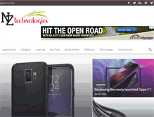 Tablet Screenshot of nz-technologies.com